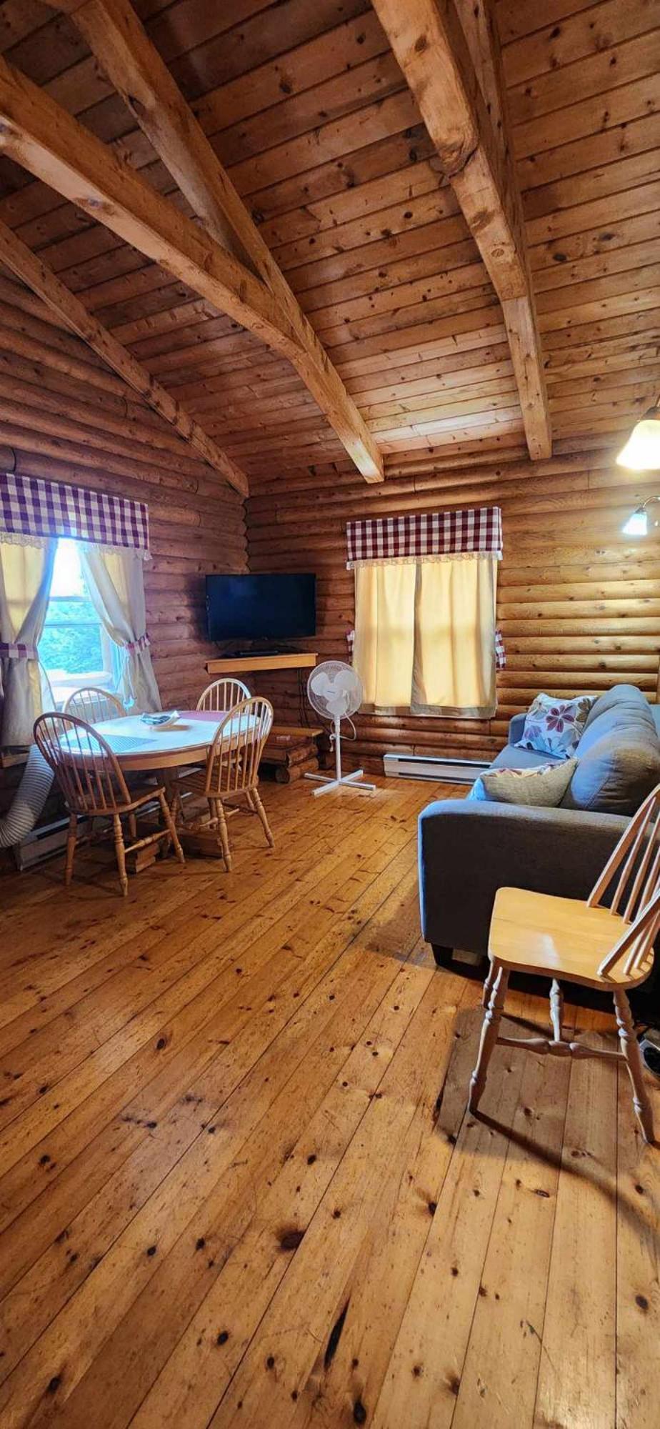 Cajun Cedar Log Cottages Margaree Forks Bagian luar foto