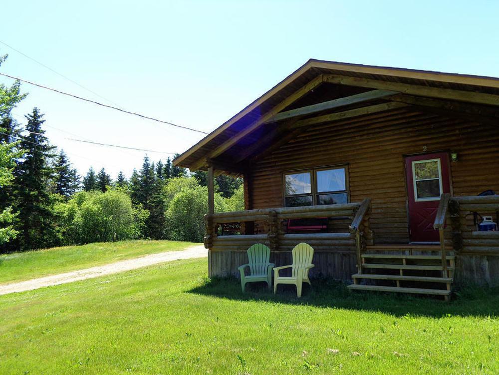 Cajun Cedar Log Cottages Margaree Forks Bagian luar foto