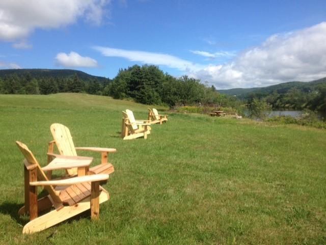 Cajun Cedar Log Cottages Margaree Forks Bagian luar foto