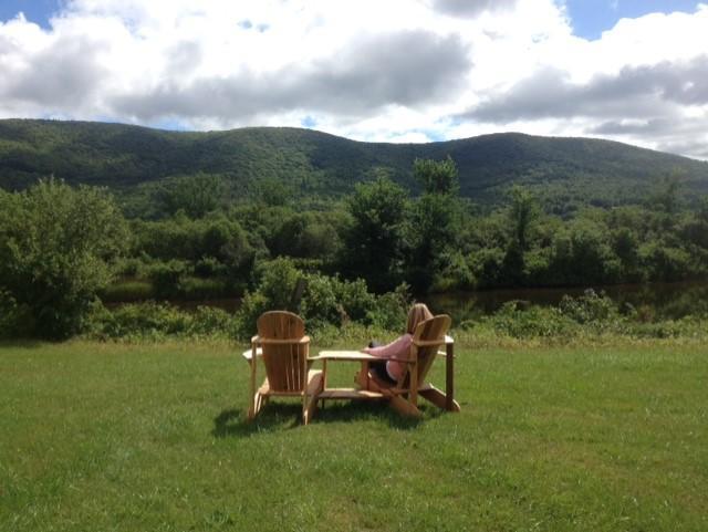 Cajun Cedar Log Cottages Margaree Forks Bagian luar foto